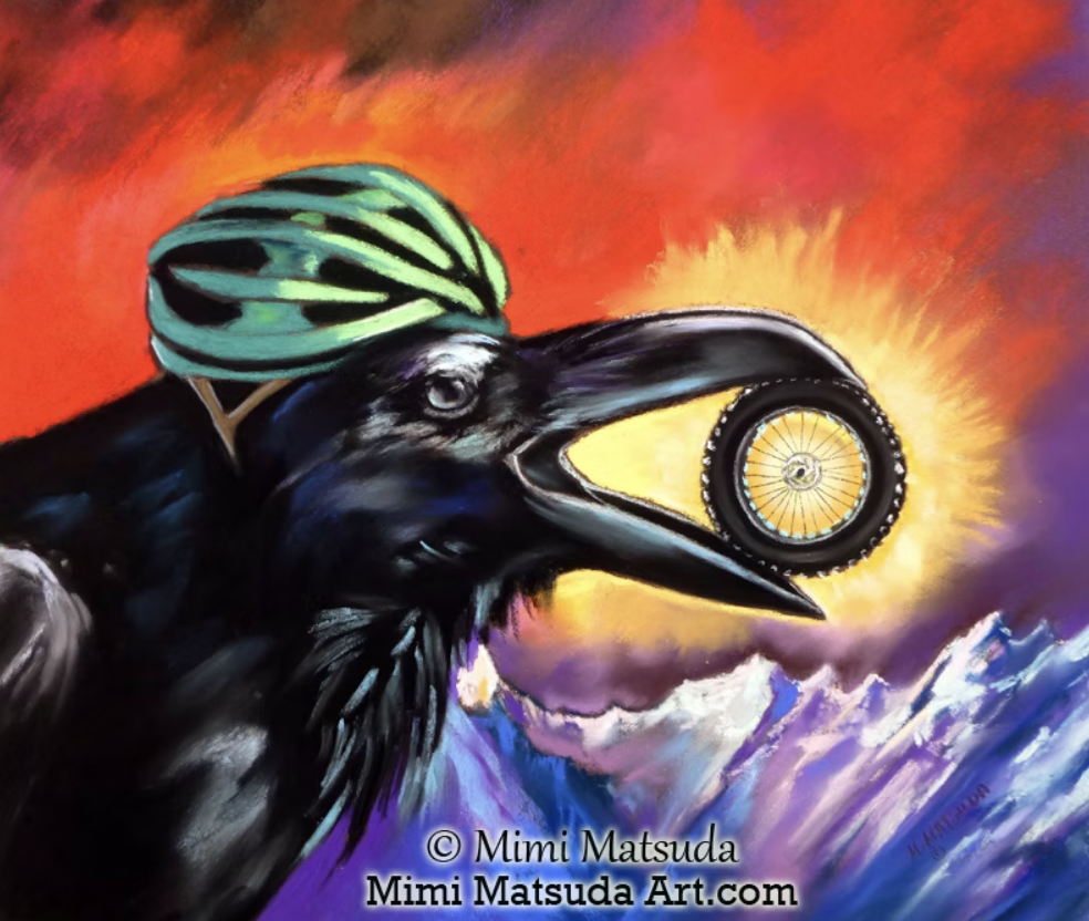 Raven Rider Mimi Matsuda Art Raven Rider - New Moon Ski & Bike | Hayward, WI