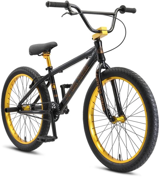 SE Bikes So Cal Flyer 24" (Stealth Mode Black/Gold Ano)