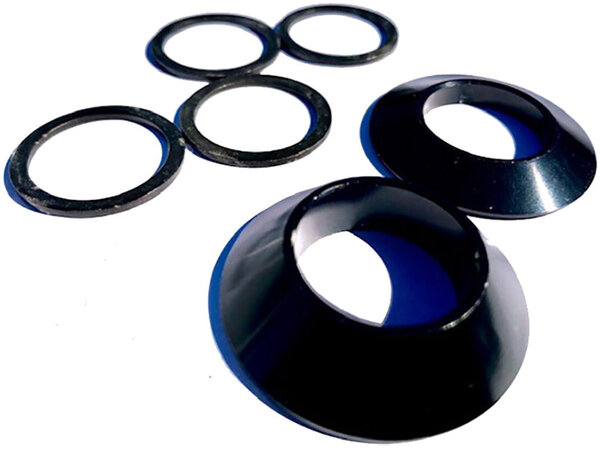 S & M Bikes 22MM BB SPACER KIT ONE 10MM ONE 5.5MM AND FOUR 1.5MM SPACERS