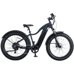 Denago Fat Tire Top Tube eBike (Grey with Black) one size