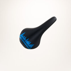 Store-Branded Go Huck Yourself Dropper Topper Seat (Black / Blue) ghy Saddle