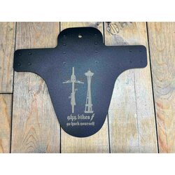 GHY Bikes Go Huck Yourself Fender (Black/Tan) Space Needle