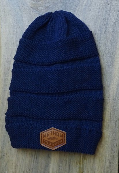 Methow Cycle & Sport Scrunch Beanie - Leather Patch