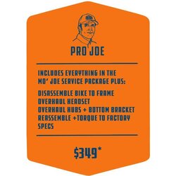 Methow Cycle & Sport Pro Joe Service Package