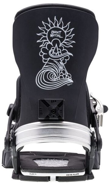 Bent Metal TRANSFER Color: BLACK/SILVER