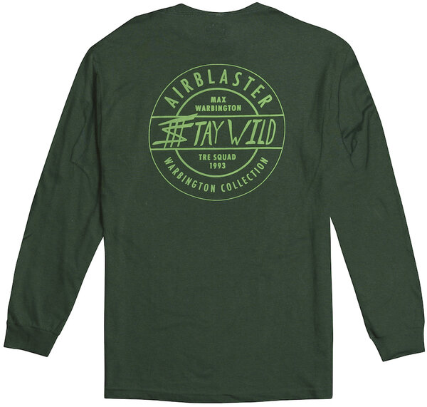 Airblaster TRE WILD LS TEE Color: Forest