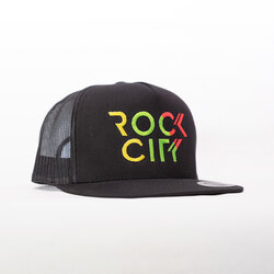 Rock City Cycles Trucker Hat Flo Fade