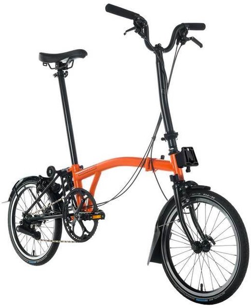 Brompton M6L Black Edition - Orange