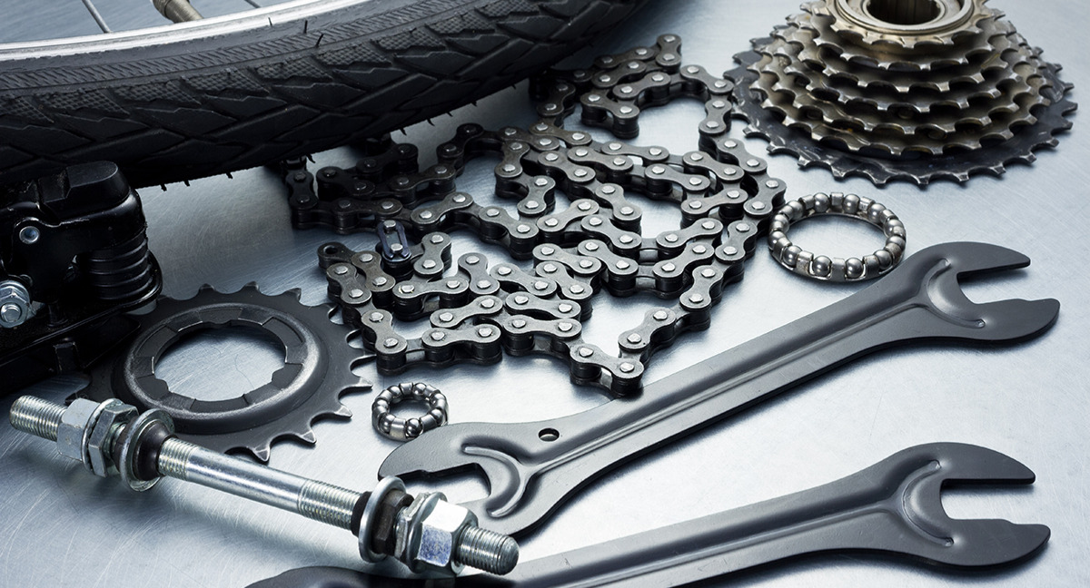 bike repair tools and parts