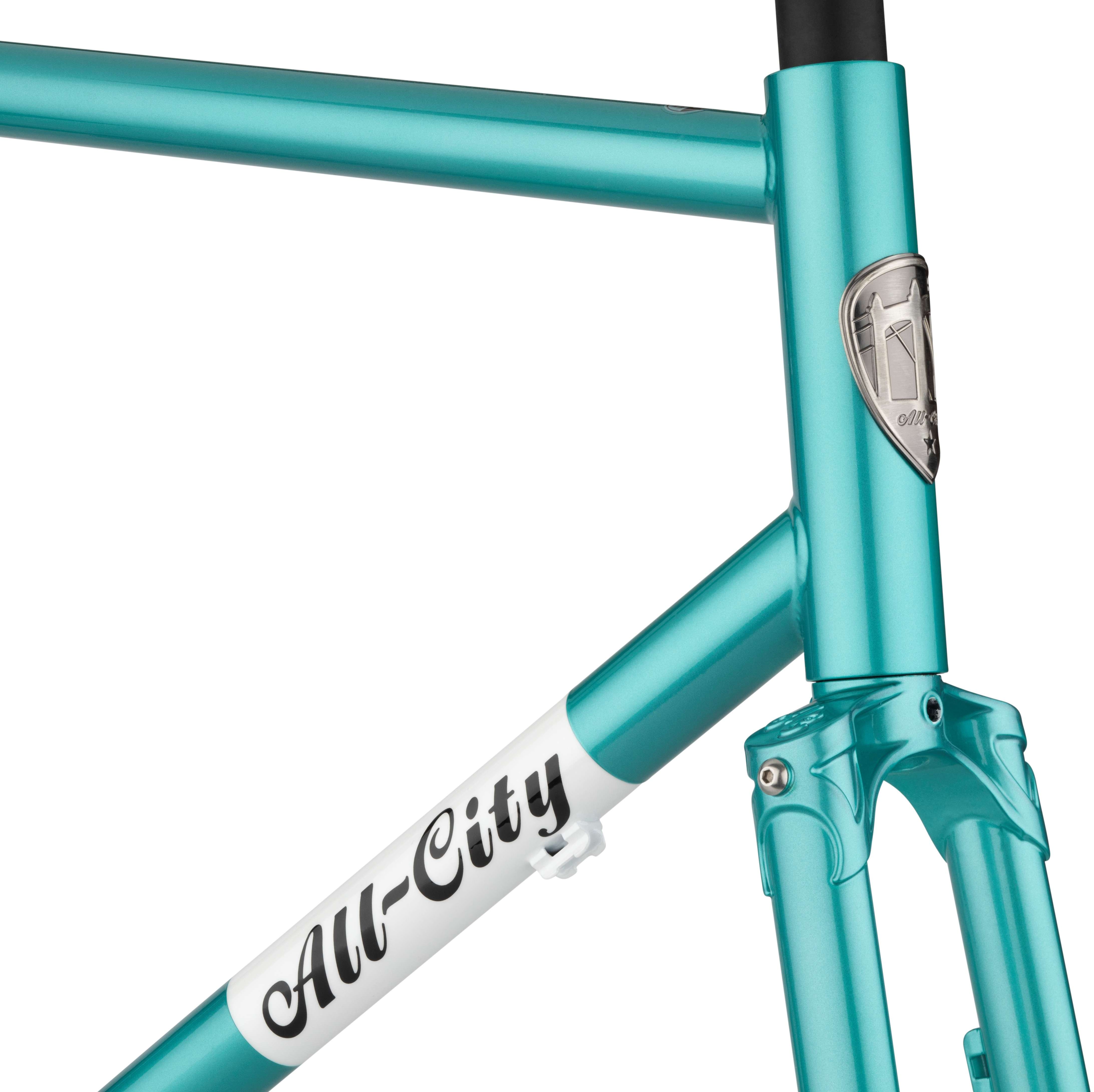 All-City Super Professional Frameset in Blue Panther