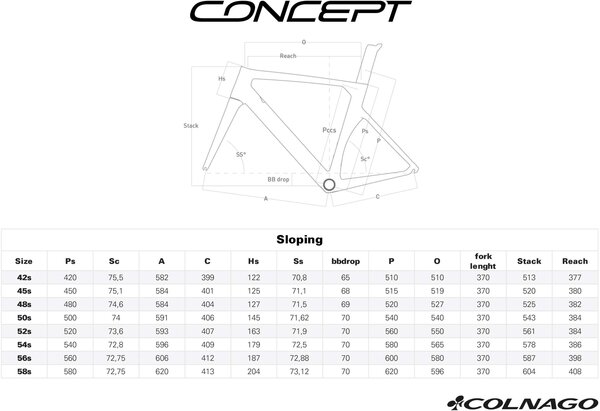 Colnago Master Frame Geometry Diagram - Infoupdate.org