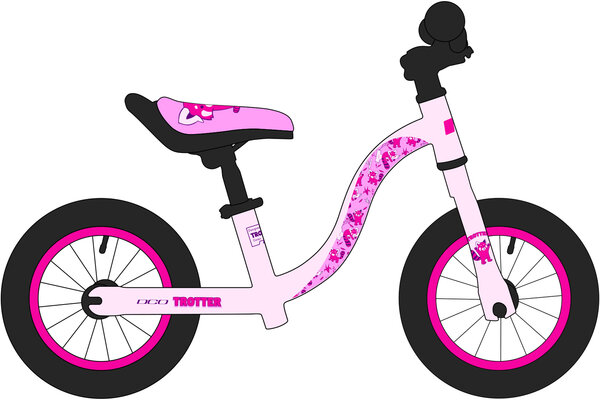DCO Trotter 12" Girl's Balance Bike