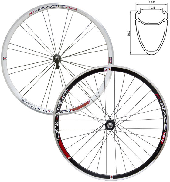 K-Race 700C K-Race Wheel Set BLACK - Brantford Cyclepath