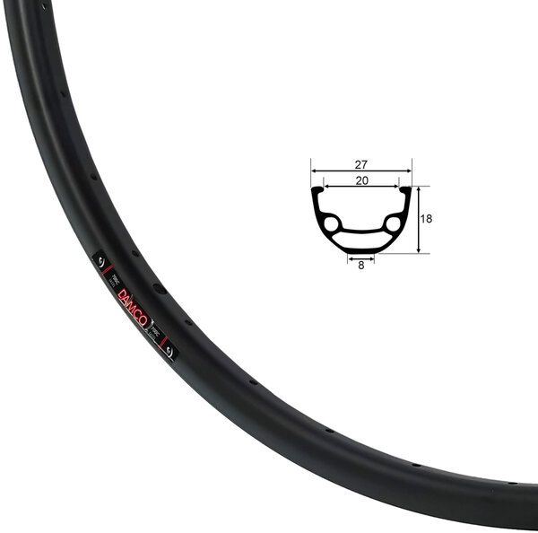 Generic 700C / 29" DOUBLE WALL, DISC ONLY Rim 36H