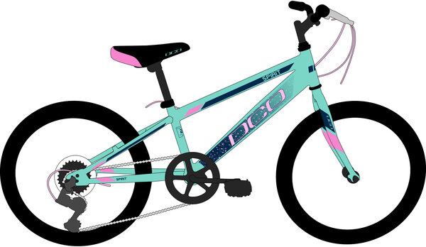 DCO Spirit 20" Girl's 7-Speed Bike