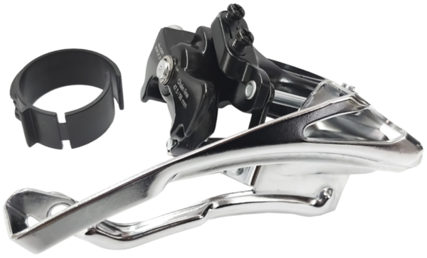 Microshift MEZZO FD-M22 (7/8 SP) 34.9mm Clamp with 31.8mm 28.6mm Adapter. Dual Pull.