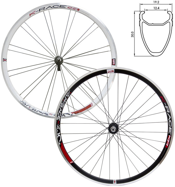 K-Race 700C K-Race Wheel Set BLACK - Brantford Cyclepath
