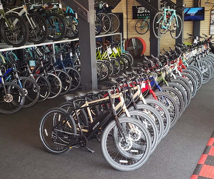 Bikes in Shop