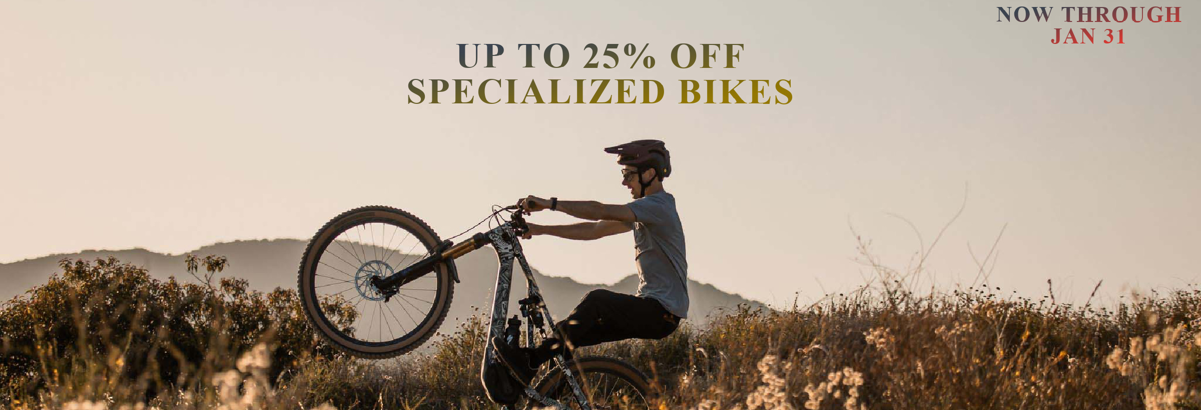 Bike Blowout Sale up to 25% off!