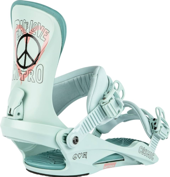 nitro cosmic snowboard bindings equipped with Nitro s user Nitro Cosmic Women's Snowboard Bindings