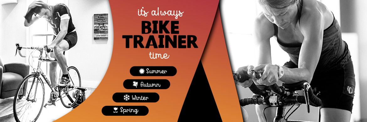 It's always bike trainer time