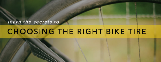 Choose the right bike tire