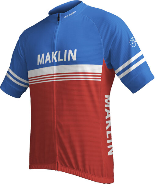 MAKLIN BIKE SHOP Maklin Bontrager Custom Semi Fitted Short Sleeve Jersey