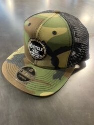 Bicycle Face Bicycle Face Camo Trucker Cap/Hat