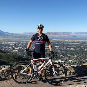 On A Bike Ride Overlooking Utah Lake