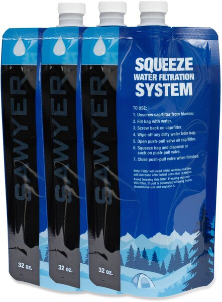 Sawyer Squeeze Pouches 32oz - 3 Pack