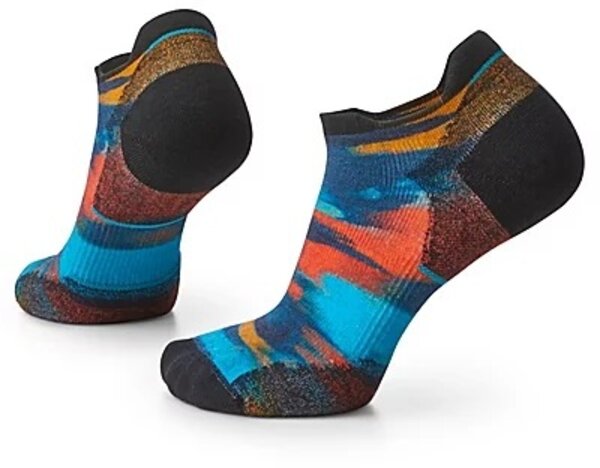 Smartwool W's Run Targeted Cush Brushed Print Low Ankle Socks