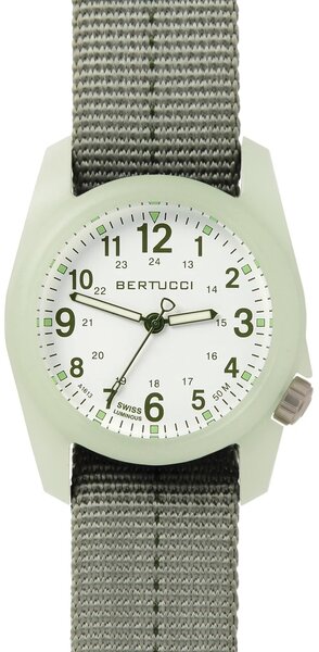 Bertucci DX3 PLUS White w/ Green dial / Lume case