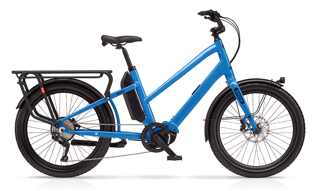Benno Bikes Boost E - Machine Blue Step-thru color choice