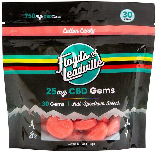 Floyd's of Leadville Full Spectrum CBD Gems / 30 count Bag - Various Flavors