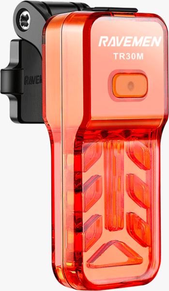 Ravemen TR30M USB Rechargeable Rear Light / Taillight - Crystal Pure Red 