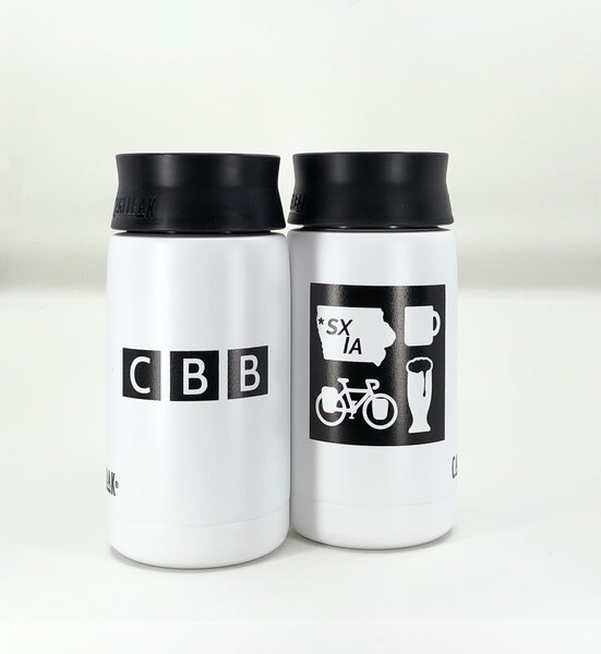 Albrecht / BICI CBB / Coffee Beer Bikes Vacuum Sealed Coffee / Tea Thermos  (fits Water bottle cages) - 12oz - Albrecht Cycle Shop