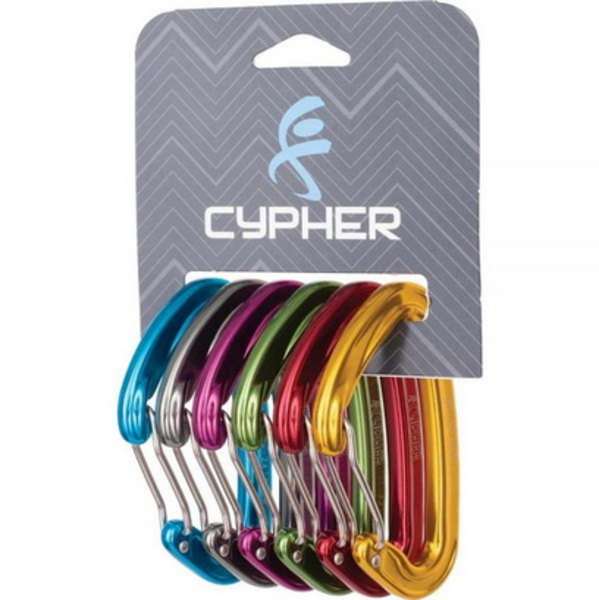 Cypher Ceres II Wire Gate Carabiner 6-pack