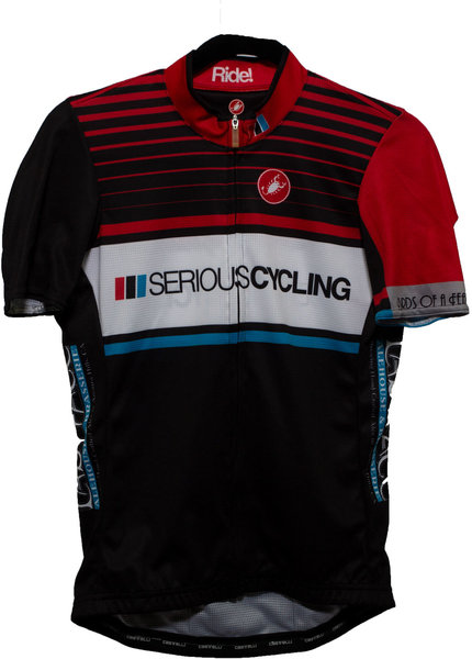 Castelli Serious Cycling Jersey Classic Red/Black (WMN)