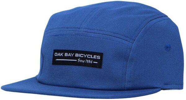 Oak Bay Bicycles Pukka Trailside 5-Panel Hat OBB Badge, Slate