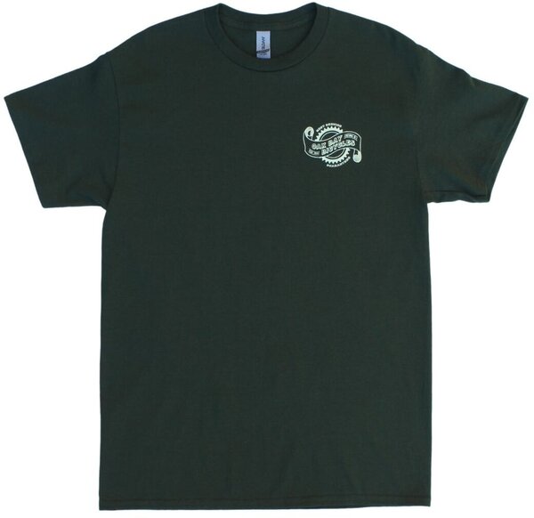 Oak Bay Bicycles OBB Crest TShirt Forest Green Oak Bay Bikes