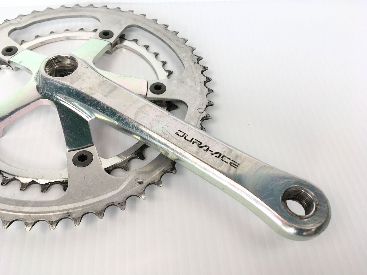 パーツ SHIMANO FC-7402 170mm 52/42T DURA-ACE Shimano Dura Ace FC 7402 Crank / 170 mm / NOS – velowizard.com