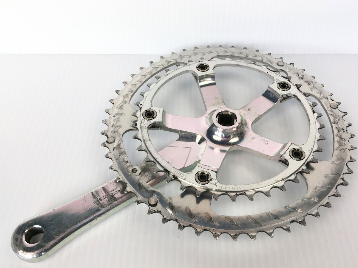 パーツ SHIMANO DURA-ACE FC-7402 170mm Shimano Dura Ace Crankset (FC-7402) - Oak Bay Bikes