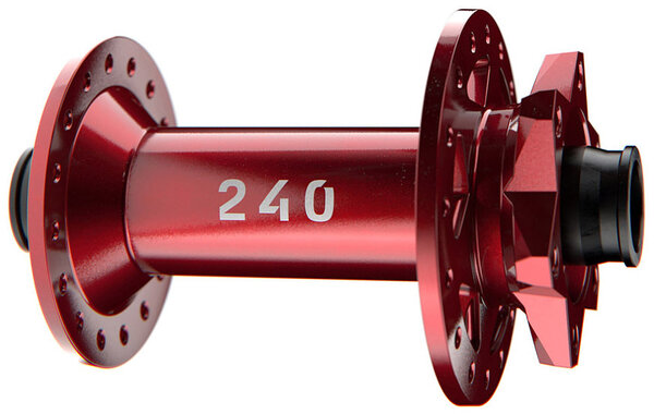 DT Swiss 240 6B-Disc Front Hub, 32h, 15x110mm, Red