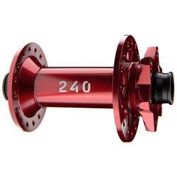DT Swiss 240 6B-Disc Front Hub, 32h, 15x110mm, Red