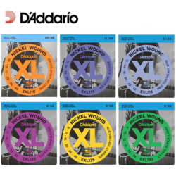 D'Addario XL Nickel Wound Guitar & Bass Guitar String Sets