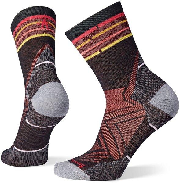 Smartwool Performance Run Zero Cushion Mid Crew Black