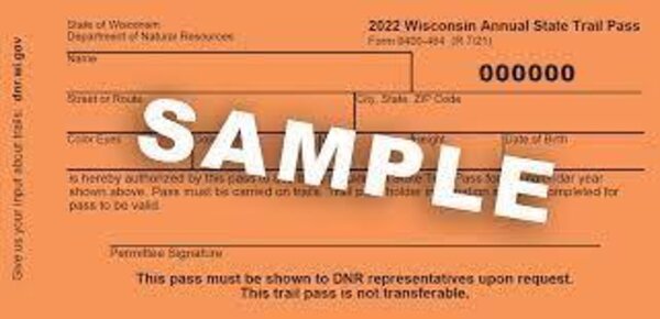 Wisconsin Department of Natural Resources WI Annual State Trail Pass