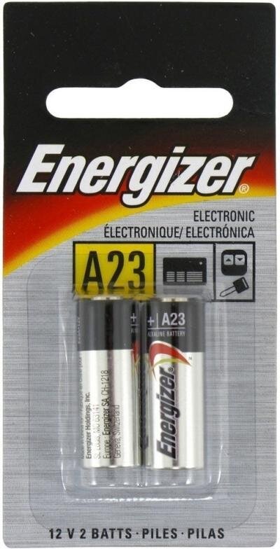 Energizer A23 12v Alkaline Batteries 2/PK - VeloCity Cycling