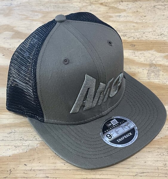All Mountain Cyclery AMC Hat Olive / Black: Olive 3D AMC Logo