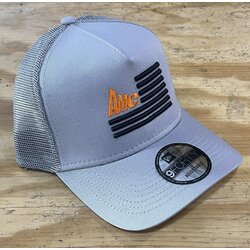 All Mountain Cyclery AMC Hat Grey / Grey; 3D Flag